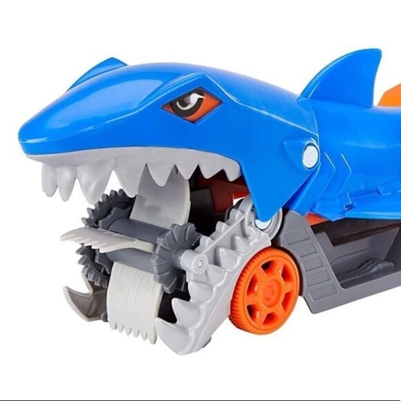 🔥 HOT WHEELS CITY 2 Battling Creatures Transporter Vehicle Set+10 Die Cast Cars - Picture 6 of 16